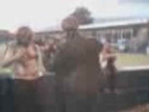PTW Mad Hatters Clique dance at Luton Town FC Game
