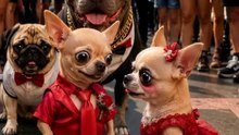 Funny Chihuahua wedding 😀#Chihuahua #aistory #pets