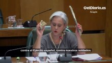 "Vamos a evitar shows": la concejal tránsfuga de Vox saca un palo y una piedra en el pleno de Zaragoza