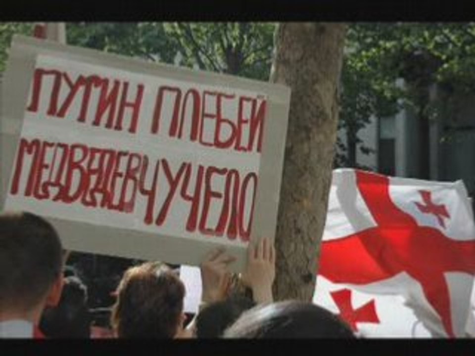 Manifestation Géorgie à Paris