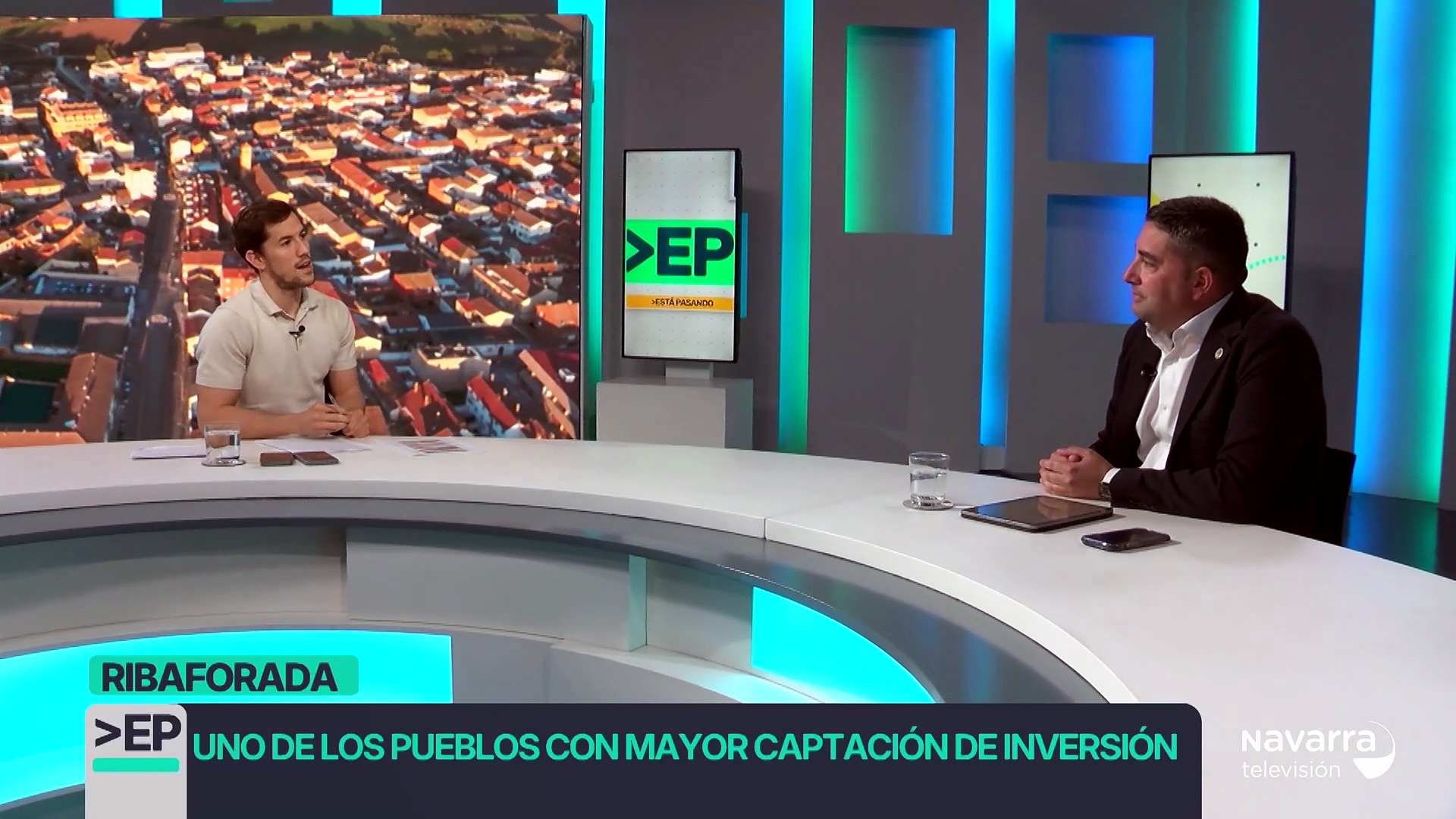 El alcalde de Ribaforada analiza la situación de la Ribera