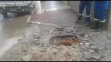Vazamento de água já foi reparado