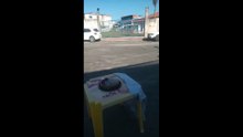 Motoristas e cobradores protestam por atraso no salário