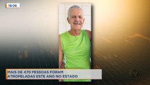 Todos os dias 4 pessoas são atropeladas no ES