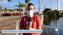 Ponte da Passagem às escuras