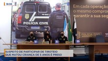 Preso um dos suspeitos de praticar tiroteio que matou menino de 5 anos