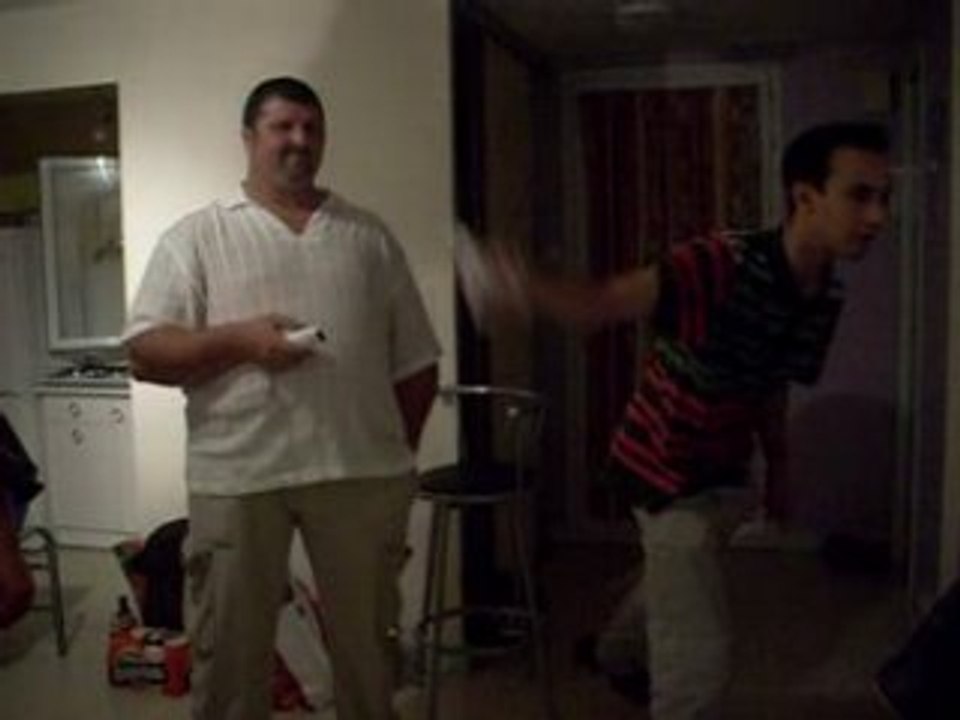 rodolphe à la wii boxe