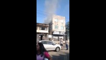 Apartamento pega fogo em Cariacica