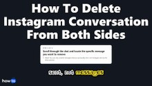 How to delete instagram conversation from both sides (Step by Step)