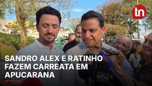 Sandro Alex faz carreata com Ratinho Junior em Apucarana