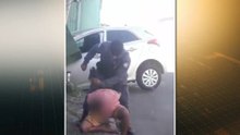 Policial agride suspeito durante abordagem em Cariacica