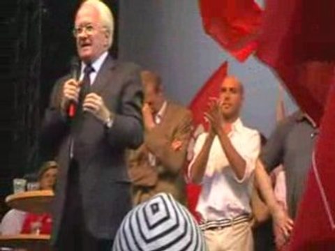 Michel Vauzelle président de PACA discours à Carpentras