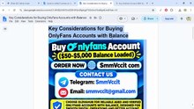SMMVCCIT.COM: Buy Safe OnlyFans Account With Balance – Secure & Reliable