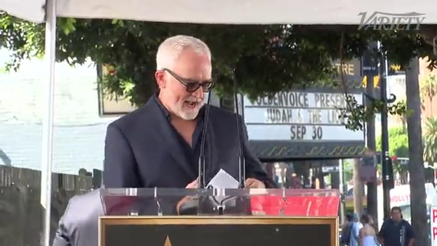 Bradley Whitford speaks at his Hollywood Walk of Fame ceremony