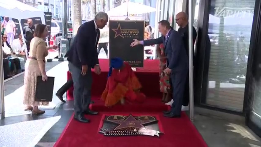 Angélique Kidjo's star is unveiled on the Hollywood Walk of Fame
