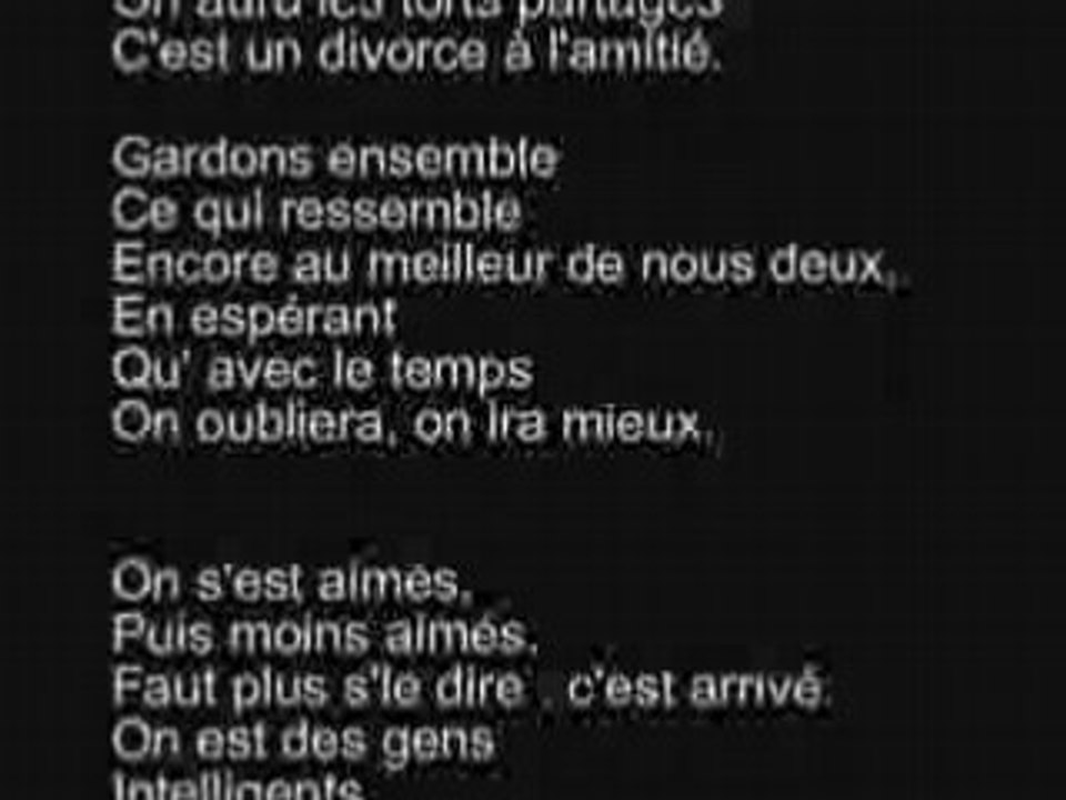 Divorce a l amitie