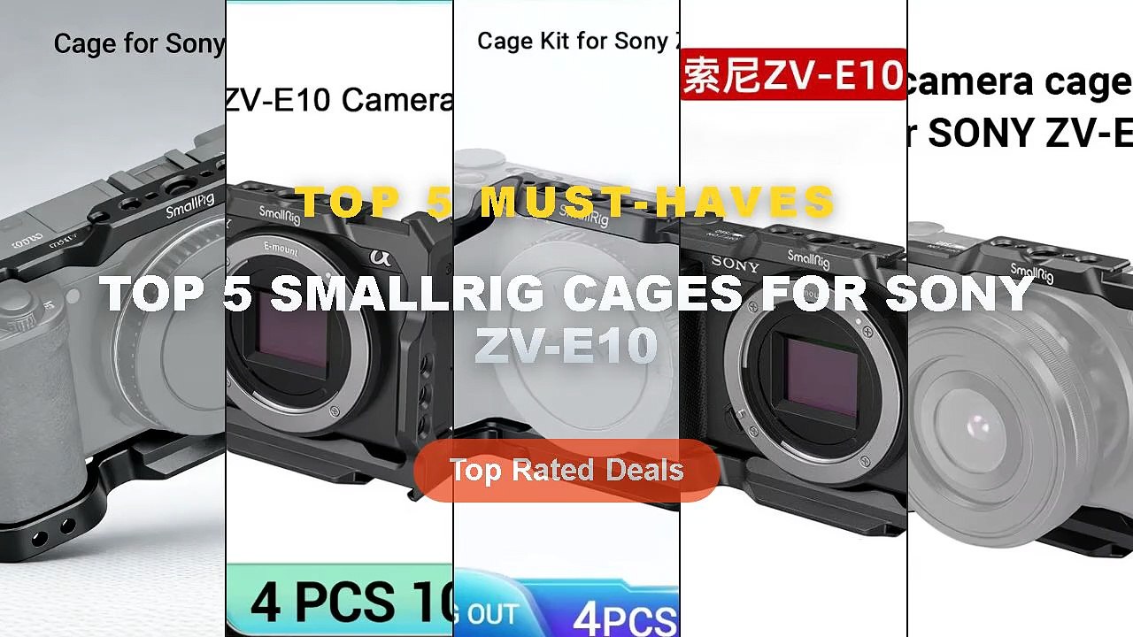 Why Everyone Is Buying Top 5 SmallRig Cages For Sony ZV-E10 - SmallRig ...
