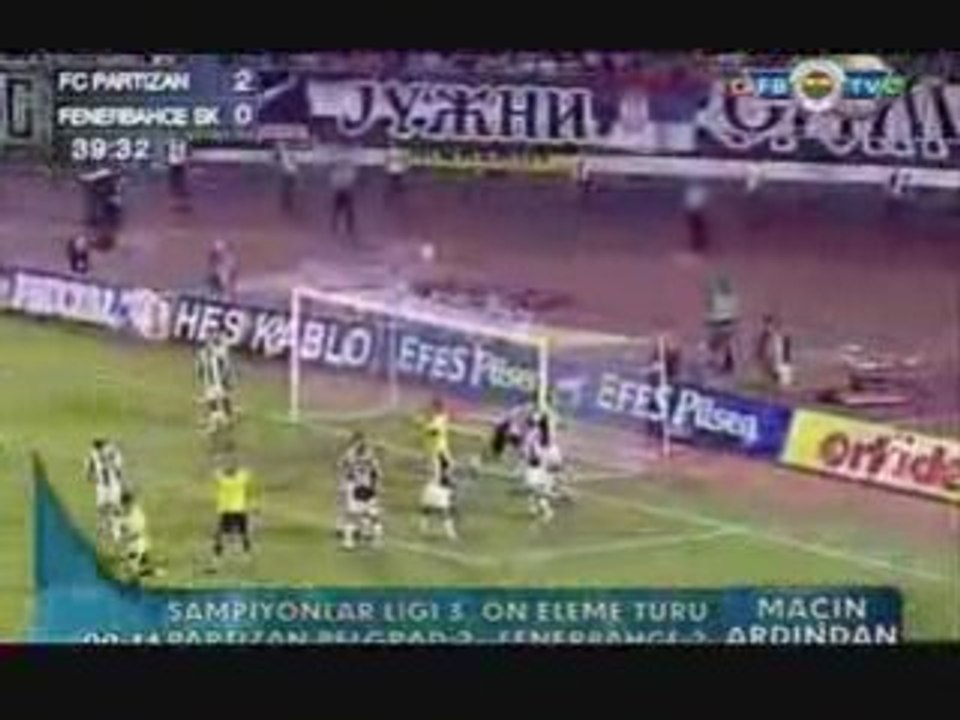 Partizan Belgrade 2 - 2 Fenerbahce SK Highlights