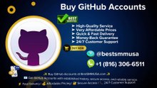 How To Buy GitHub Accounts Fast Delivery In USA UK & All