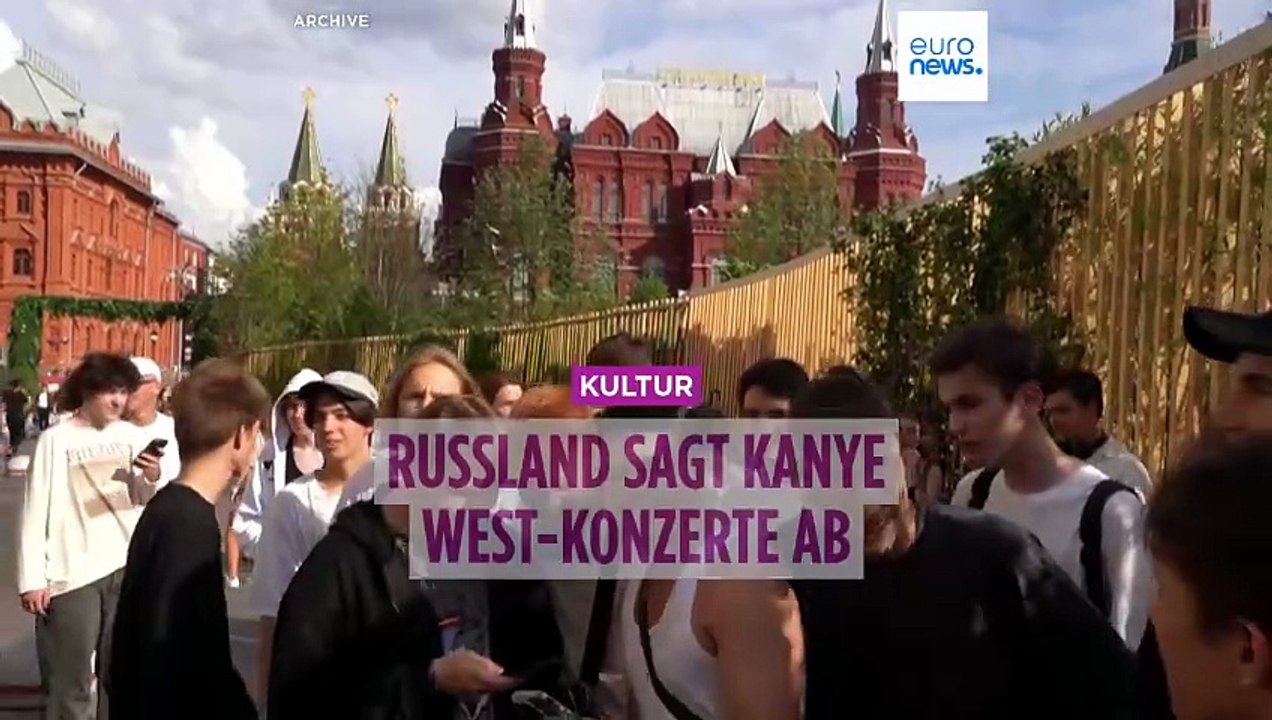 Russland-Konzerte von Kanye West endgültig abgesagt