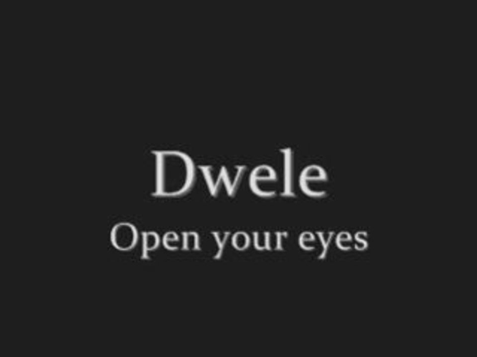 Dwele - Open your Eyes