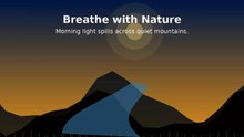 nature with voice over