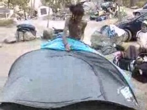 record du monde de pliage de tente quechua 2 sec