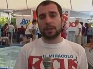 Italians make miracles by walking on water