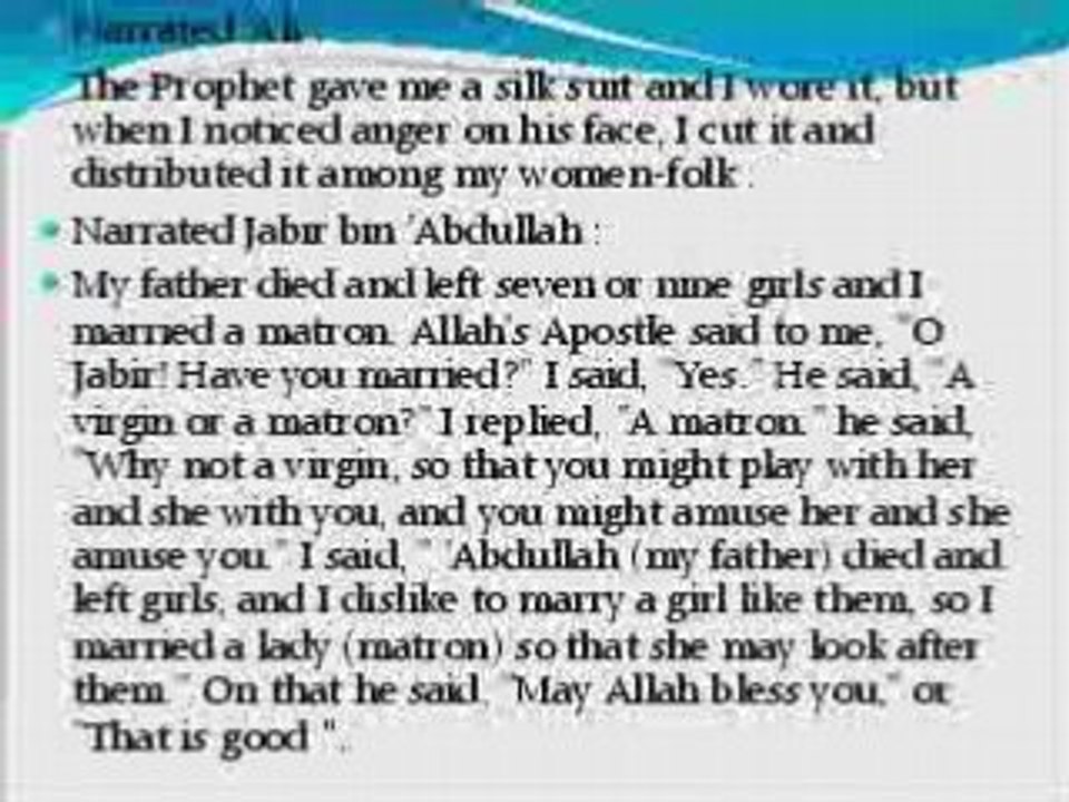 Family Supporting Hadiths