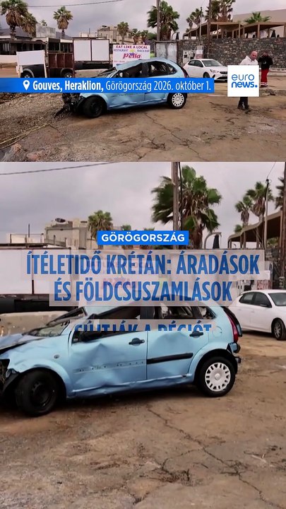 Kréta a vihar szorításában: árvizek, földcsuszamlások, áramszünetek ...