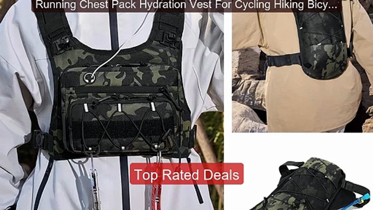 Running Chest Pack Hydration Vest For Cycling Hiking Bicycl... -- Top Pick 2026 | Unbeatable Price!