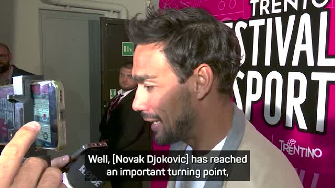 'We're close to saying goodbye to him' - Fognini on Djokovic - video ...