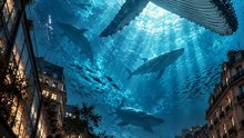 What If Whales Swam Above the City? 🐋🌆