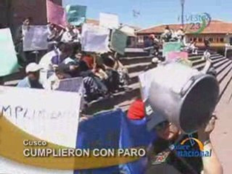 CUMPLIERON CON PARO - CUSCO
