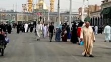 Bain-ul-Haramain Ka Suhana Mausam | Imam Hussain Aur Abbas Alamdar Ke Darmiyan Raste Ka Nazara 🌤️
