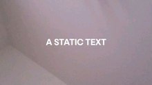 STATIC TEXT