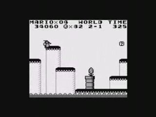 Super Mario Land : exemple d'un niveau