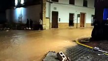 Una riada causa daños en Madrigueras