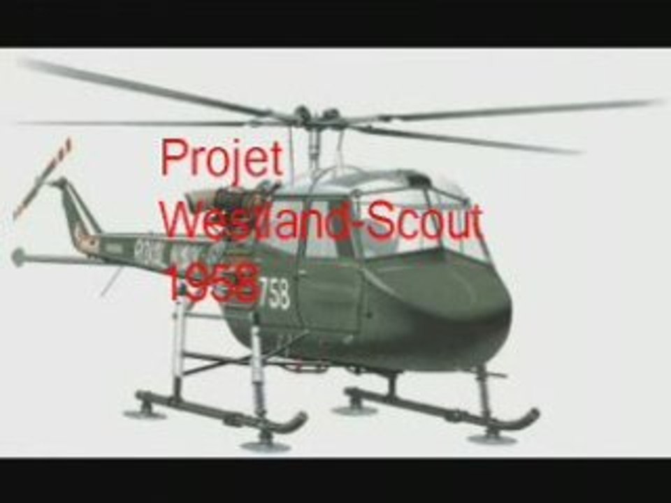 Projet Westland Scout 1958  (bon je me lance...)