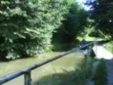 Traversée de rivière en Yamaha Wolverine 350