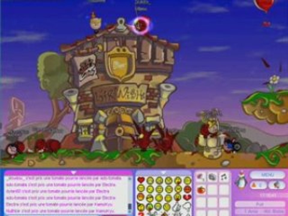 Comment lancer des tomate/boules de neiges