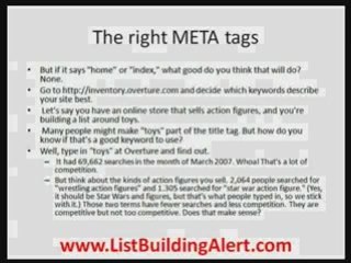 List Building, SEO, & Blogging