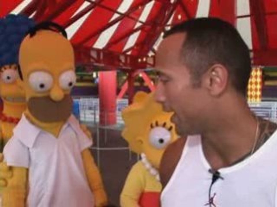 Dwayne Johnson Visits Universal Orlando Resort