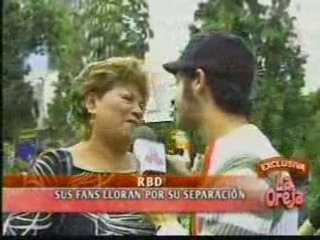 Fans tristes por separacion de RBD