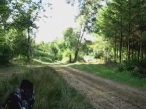 KTM 200 EXC et Derbi senda 50 balade