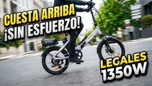 Bici legal en Polonia con 1350 W? 🤯 La urbana compacta que se come las subidas ⚡ Engwe O20 Boost