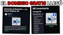 DESCUBRE SI GANASTE UN DOMINUS GRATIS EN ROBLOX!
