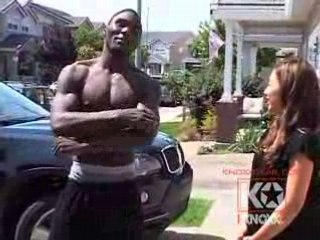 UFC fighter, Anthony "Rumble" Johnson shows off his tattoos