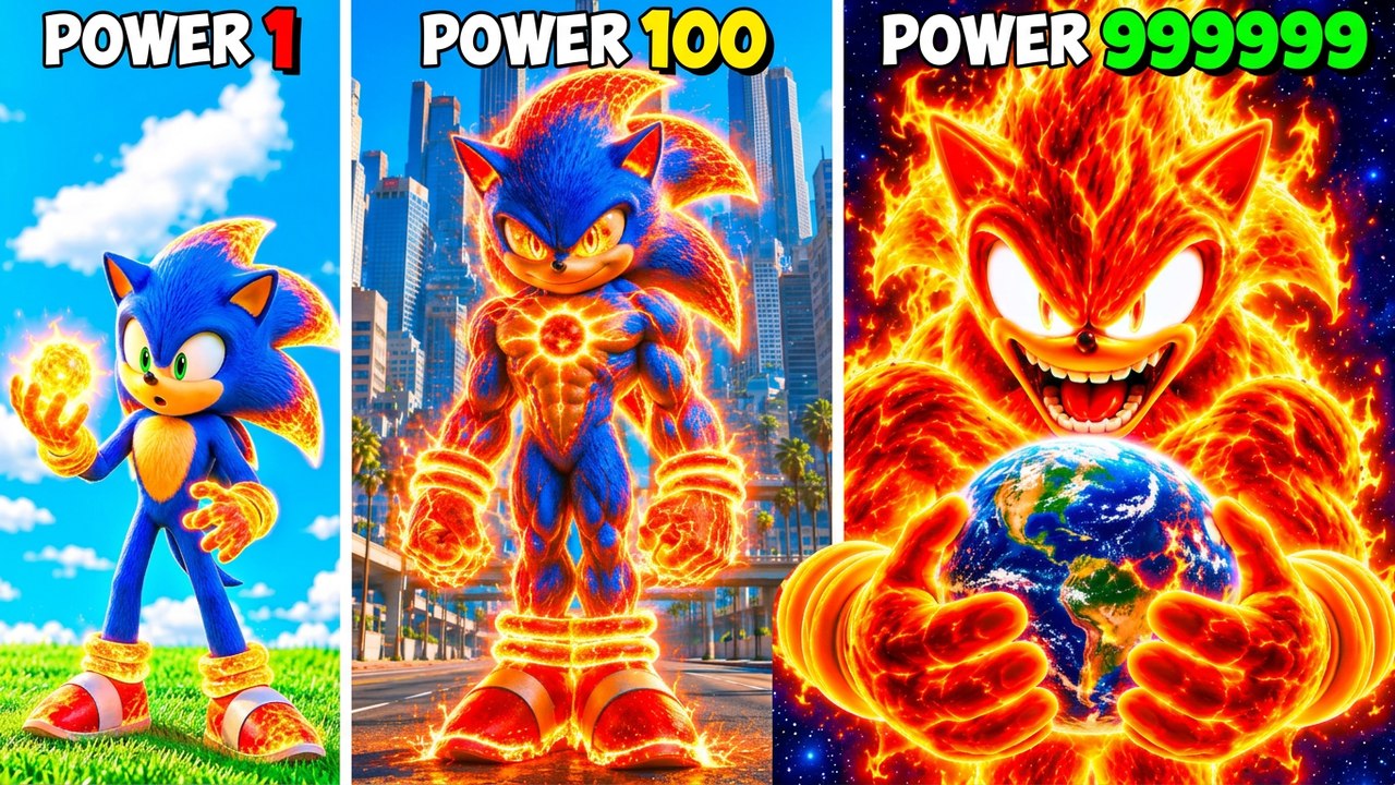 Upgrading SOLAR SONIC in GTA 5!! (Sonic Movie Mod)