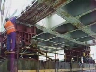 Oissel : la fin du viaduc SNCF - Le délançage